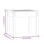 Massivholz Gartenbank Kiefer Honigbraun 50x44x45 cm von vidaXL, Gartenbänke - Ref: Foro24-823993, Preis: 35,97 €, Rabatt: %