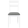Sillas de comedor con cojines 2uds madera maciza blanco caucho von , Essstühle - Ref: Foro24-4102384, Preis: 97,47 €, Rabatt: %