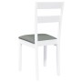 Sillas de comedor con cojines 2uds madera maciza blanco caucho von , Essstühle - Ref: Foro24-4102384, Preis: 97,47 €, Rabatt: %