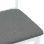 Sillas de comedor con cojines 2uds madera maciza blanco caucho von , Essstühle - Ref: Foro24-4102384, Preis: 97,47 €, Rabatt: %