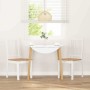 Sillas de comedor 2 unidades madera maciza de caucho blanco von , Essstühle - Ref: Foro24-4102399, Preis: 104,86 €, Rabatt: %