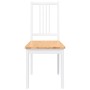 Sillas de comedor 2 unidades madera maciza de caucho blanco von , Essstühle - Ref: Foro24-4102399, Preis: 104,86 €, Rabatt: %
