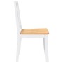 Sillas de comedor 2 unidades madera maciza de caucho blanco von , Essstühle - Ref: Foro24-4102399, Preis: 104,86 €, Rabatt: %