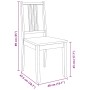 Sillas de comedor 2 unidades madera maciza de caucho blanco von , Essstühle - Ref: Foro24-4102399, Preis: 104,86 €, Rabatt: %