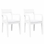 Sillas de comedor 2 unidades madera maciza de caucho blanco von , Essstühle - Ref: Foro24-4102513, Preis: 176,58 €, Rabatt: %