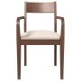 Sillas de comedor con cojines 2 uds madera maciza marrón caucho von , Essstühle - Ref: Foro24-4102507, Preis: 204,74 €, Rabat...