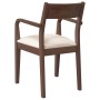 Sillas de comedor con cojines 2 uds madera maciza marrón caucho von , Essstühle - Ref: Foro24-4102507, Preis: 204,74 €, Rabat...