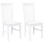Sillas de comedor 2 unidades madera maciza de caucho blanco von , Essstühle - Ref: Foro24-4102505, Preis: 123,46 €, Rabatt: %