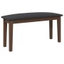 Banco 90 cm Madera Maciza Marrón Caucho von , Ess- und Küchenbänke - Ref: Foro24-4102593, Preis: 71,44 €, Rabatt: %