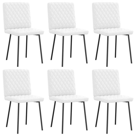 Sillas de comedor 6 uds cuero sintético blanco von , Essstühle - Ref: Foro24-3315489, Preis: 254,31 €, Rabatt: %