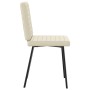 Sillas de comedor 2 unidades cuero sintético crema by , dining chairs - Ref: Foro24-4101167, Price: 88,00 €, Discount: %