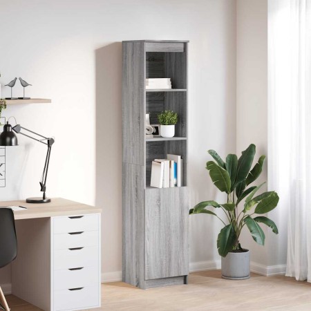 Aparador gris Sonoma 37,5x35x180 cm Madera de ingeniería de , Aparadores - Ref: Foro24-861675, Precio: 90,10 €, Descuento: %