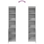 Aparador gris Sonoma 37,5x35x180 cm Madera de ingeniería de , Aparadores - Ref: Foro24-861675, Precio: 90,10 €, Descuento: %