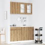 Set de muebles cocina 4 pzas madera ingeniería roble artesanal von , Küchenschränke - Ref: Foro24-3328574, Preis: 272,61 €, R...