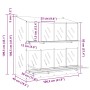 Nido para gallinas con 8 compartimentos plateado galvanizado von , Käfige und Lebensräume für Kleintiere - Ref: Foro24-864350...