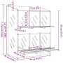 Nido para gallinas con 6 compartimentos plateado galvanizado von , Käfige und Lebensräume für Kleintiere - Ref: Foro24-864352...