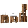 Juego de muebles de baño 4 piezas madera ingeniería envejecida von , Badezimmermöbel - Ref: Foro24-3328941, Preis: 243,39 €, ...