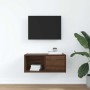 Mueble de TV madera contrachapada roble marrón 60x31x25,5 cm by , TV Furniture - Ref: Foro24-861448, Price: 39,35 €, Discount: %