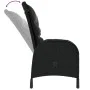 Juego de comedor para jardín 3 piezas ratán sintético negro de vidaXL, Conjuntos de jardín - Ref: Foro24-3058549, Precio: 363...