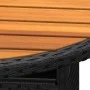 3-teiliges Garten-Ess-Set aus schwarzem synthetischem Rattan von vidaXL, Gartensets - Ref: Foro24-3058549, Preis: 365,13 €, R...