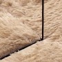 Alfombra peluda de pelo largo NAVARRA beige 120x120cm poliéster de , Alfombras - Ref: Foro24-4102861, Precio: 25,24 €