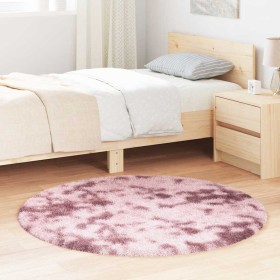 Alfombra de pelo largo NAVARRA rosa polvoriento 120x120 cm by , Rugs - Ref: Foro24-4102905, Price: 24,89 €, Discount: %