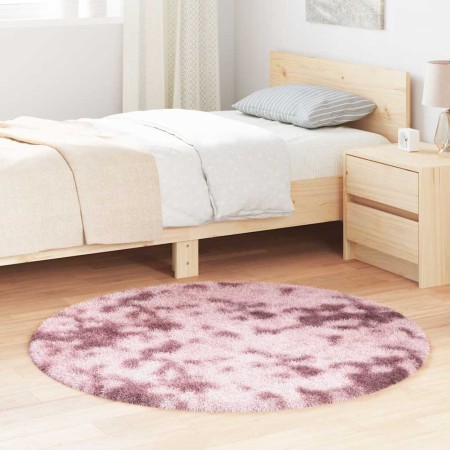 Alfombra de pelo largo NAVARRA rosa polvoriento 120x120 cm by , Rugs - Ref: Foro24-4102905, Price: 24,89 €, Discount: %