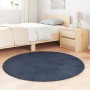Alfombra de pelo largo NAVARRA azul marino 120x120 cm poliéster by , Rugs - Ref: Foro24-4102907, Price: 25,16 €, Discount: %