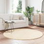 Alfombra peluda de pelo largo NAVARRA crema 160x160cm poliéster de , Alfombras - Ref: Foro24-4102911, Precio: 44,18 €, Descue...
