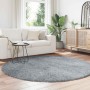 Alfombra de pelo largo NAVARRA gris plateado 200x200 cm de , Alfombras - Ref: Foro24-4102924, Precio: 53,88 €, Descuento: %