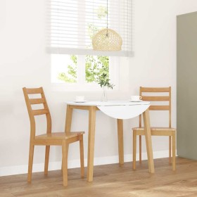 Sillas de comedor 2 uds madera maciza natural caucho by , dining chairs - Ref: Foro24-4102518, Price: 137,61 €, Discount: %