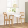 Sillas de comedor 2 uds madera maciza natural caucho von , Essstühle - Ref: Foro24-4102518, Preis: 139,69 €, Rabatt: %