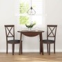 Sillas de comedor con cojines 2 uds madera maciza marrón caucho von , Essstühle - Ref: Foro24-4102402, Preis: 115,94 €, Rabat...