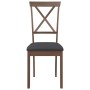 Sillas de comedor con cojines 2 uds madera maciza marrón caucho von , Essstühle - Ref: Foro24-4102402, Preis: 115,94 €, Rabat...