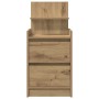Mesillas de noche con 2 cajones 2 uds roble 38x34x80 cm de , Mesitas de noche - Ref: Foro24-861372, Precio: 99,52 €, Descuent...