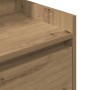 Mesillas de noche con 2 cajones 2 uds roble 38x34x80 cm de , Mesitas de noche - Ref: Foro24-861372, Precio: 99,52 €, Descuent...