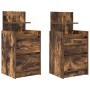 Mesillas de noche con 2 cajones 2 uds roble ahumado 38x34x80 cm von , Nachttische - Ref: Foro24-861364, Preis: 95,53 €, Rabat...