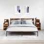 Mesillas de noche con 2 cajones 2 uds roble ahumado 38x34x80 cm von , Nachttische - Ref: Foro24-861364, Preis: 95,53 €, Rabat...