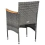 Garden dining set 11 pieces gray synthetic rattan by vidaXL, Garden sets - Ref: Foro24-3058569, Price: 892,13 €, Discount: %