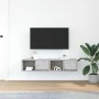 Muebles de TV 2uds madera ingeniería gris hormigón 60x31x25,5cm de , Muebles TV - Ref: Foro24-861443, Precio: 66,04 €, Descue...