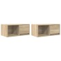 Muebles de TV 2 uds madera ingeniería roble Sonoma 60x31x25,5cm von , TV-Möbel - Ref: Foro24-861441, Preis: 63,97 €, Rabatt: %