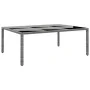Garden dining set 11 pieces gray synthetic rattan by vidaXL, Garden sets - Ref: Foro24-3058569, Price: 892,13 €, Discount: %