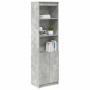 Aparador alto de madera de ingeniería gris hormigón 50x35x180cm by , Sideboards - Ref: Foro24-3328465, Price: 104,56 €, Disco...