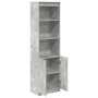 Aparador alto de madera de ingeniería gris hormigón 50x35x180cm by , Sideboards - Ref: Foro24-3328465, Price: 104,56 €, Disco...