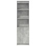 Aparador alto de madera de ingeniería gris hormigón 50x35x180cm by , Sideboards - Ref: Foro24-3328465, Price: 104,56 €, Disco...