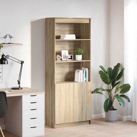 Aparador alto madera de ingeniería roble Sonoma 70x35x180 cm von , Sideboards - Ref: Foro24-3328473, Preis: 123,31 €, Rabatt: %