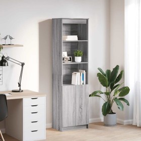Aparador de madera de ingeniería Sonoma gris 50x35x180 cm von , Sideboards - Ref: Foro24-3328467, Preis: 109,40 €, Rabatt: %