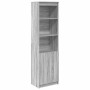 Aparador de madera de ingeniería Sonoma gris 50x35x180 cm von , Sideboards - Ref: Foro24-3328467, Preis: 109,40 €, Rabatt: %