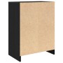 Zapatero de madera de roble negro 57x34x76 cm de , Zapateros y organizadores de calzado - Ref: Foro24-861869, Precio: 85,73 €...