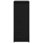 Zapatero de madera de roble negro 29,5x34x76 cm by , Shoe racks and shoe organizers - Ref: Foro24-861860, Price: 51,51 €, Dis...
